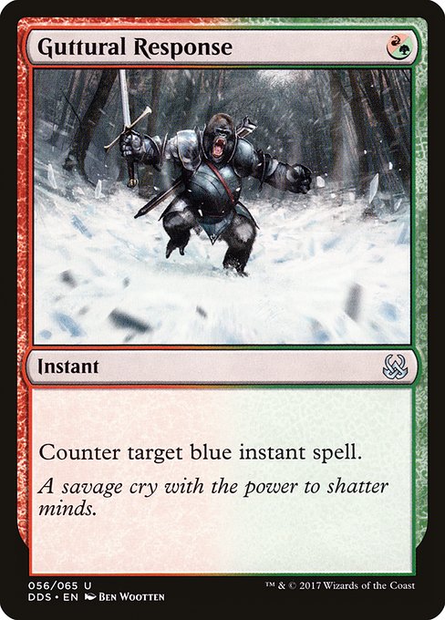 Magic the Gathering Card - Guttural Response - MTG Circle