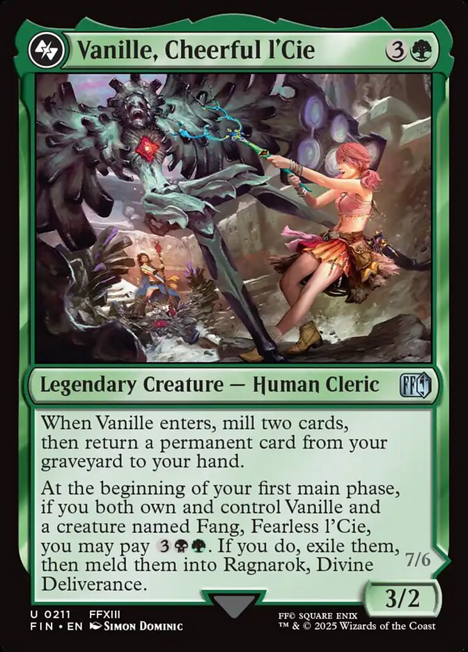 Magic the Gathering Card - Vanille, Cheerful l'Cie - MTG Circle