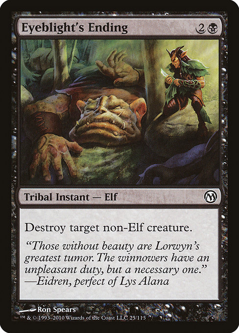 Magic the Gathering Card - Eyeblight's Ending - MTG Circle