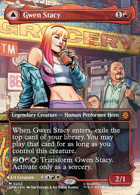 Magic the Gathering Card - Gwen Stacy - MTG Circle