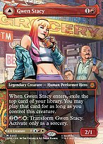 Magic the Gathering Card - Gwen Stacy // Ghost-Spider - MTG Circle