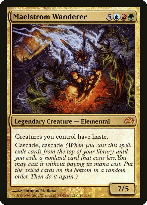 Magic the Gathering Card - Maelstrom Wanderer - MTG Circle