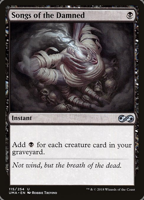 Magic the Gathering Card - Songs of the Damned - MTG Circle