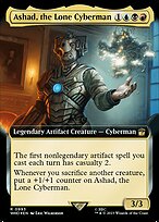 Magic the Gathering Card - Ashad, the Lone Cyberman - MTG Circle