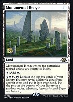 Magic the Gathering Card - Monumental Henge - MTG Circle