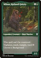Magic the Gathering Card - Wilson, Refined Grizzly - MTG Circle