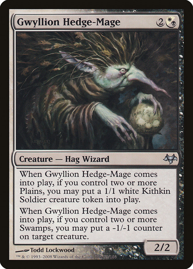 Magic the Gathering Card - Gwyllion Hedge-Mage - MTG Circle