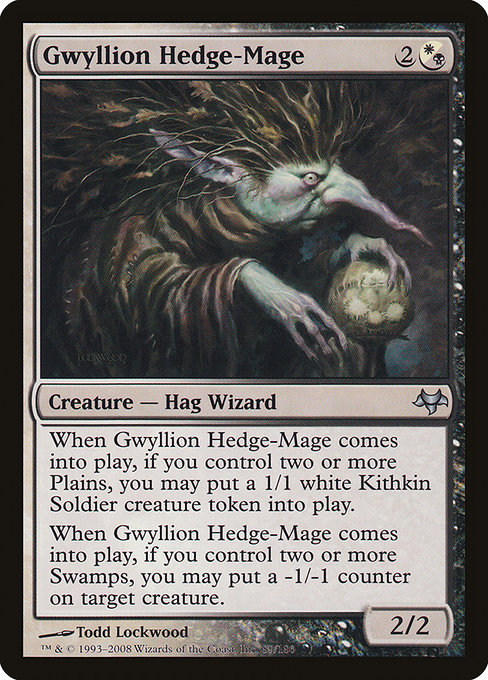 Magic the Gathering Card - Gwyllion Hedge-Mage - MTG Circle
