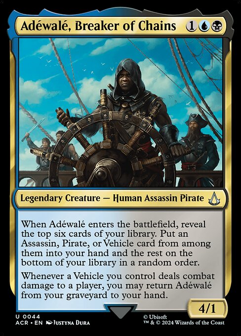 Magic the Gathering Card - Adéwalé, Breaker of Chains - MTG Circle
