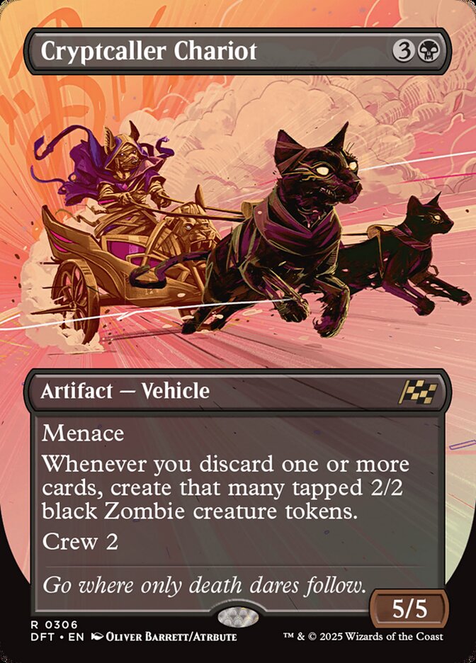 Magic the Gathering Card - Cryptcaller Chariot - MTG Circle