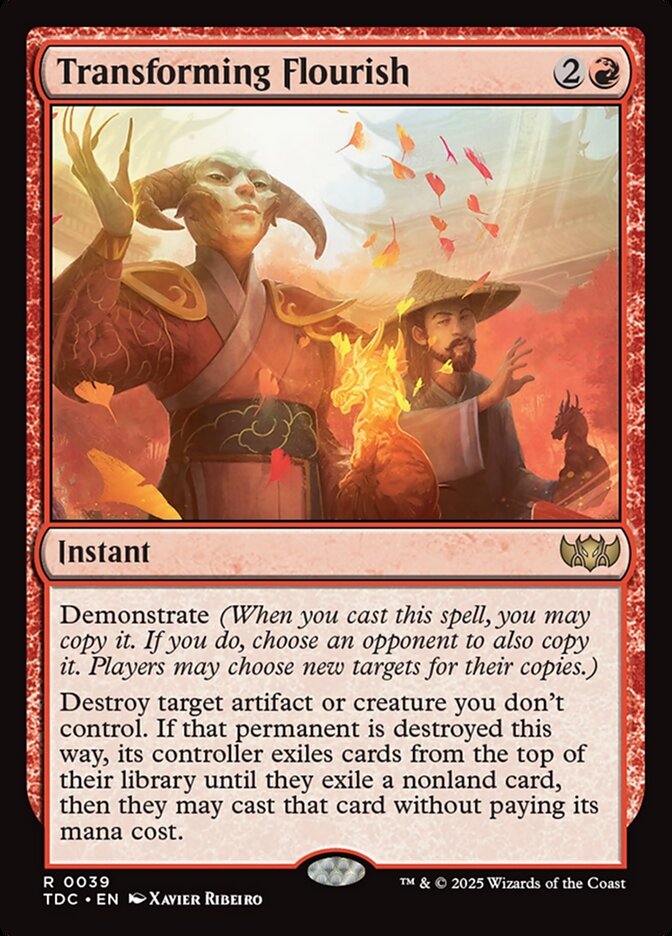 Magic the Gathering Card - Transforming Flourish - MTG Circle