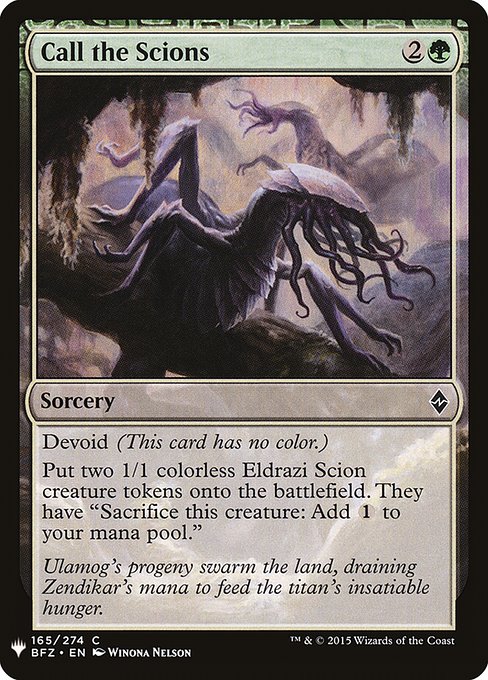 Magic the Gathering Card - Call the Scions - MTG Circle