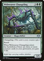Magic the Gathering Card - Webweaver Changeling - MTG Circle