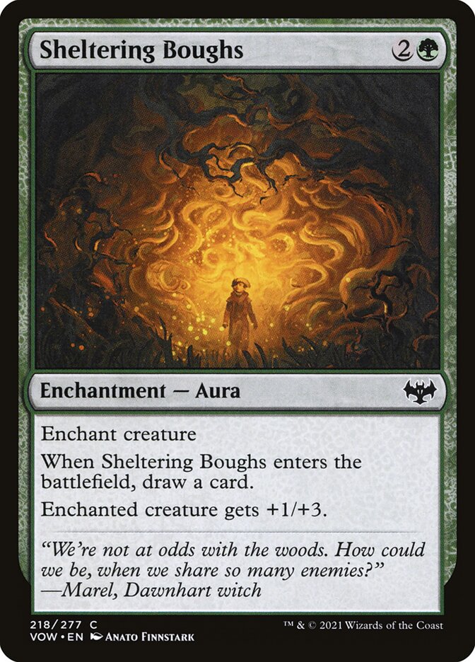 Magic the Gathering Card - Sheltering Boughs - MTG Circle