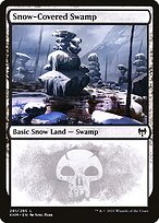 Magic the Gathering Card - Snow-Covered Swamp - MTG Circle