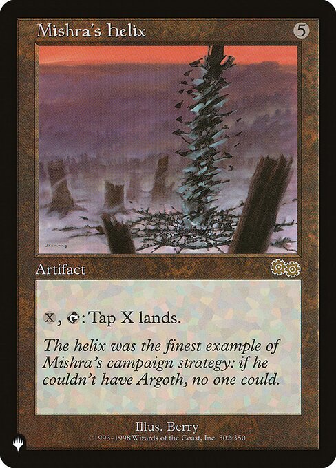 Magic the Gathering Card - Mishra's Helix - MTG Circle