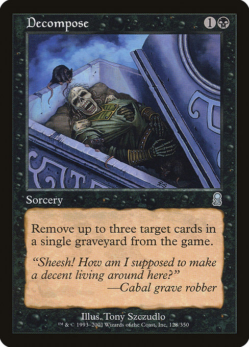 Magic the Gathering Card - Decompose - MTG Circle