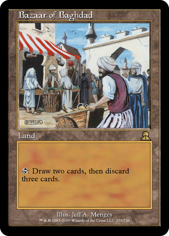 Magic the Gathering Card - Bazaar of Baghdad - MTG Circle