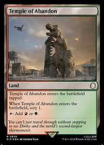 Magic the Gathering Card - Temple of Abandon - MTG Circle