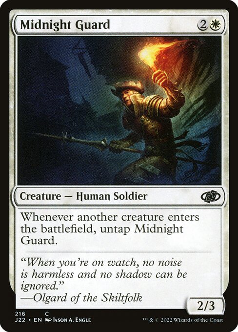 Magic the Gathering Card - Midnight Guard - MTG Circle