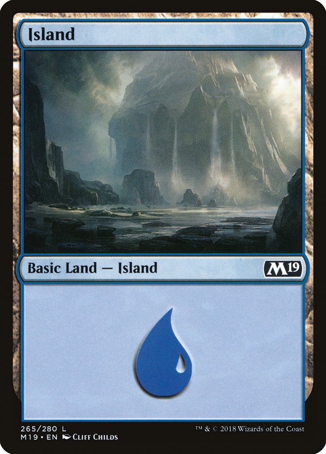 Magic the Gathering Card - Island - MTG Circle