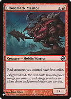 Magic the Gathering Card - Bloodmark Mentor - MTG Circle