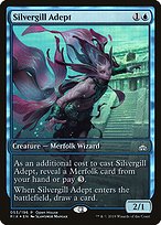 Magic the Gathering Card - Silvergill Adept - MTG Circle