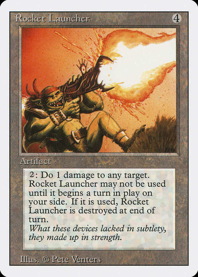 Magic the Gathering Card - Rocket Launcher - MTG Circle