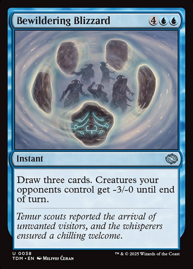 Magic the Gathering Card - Bewildering Blizzard - MTG Circle