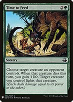 Magic the Gathering Card - Time to Feed - MTG Circle