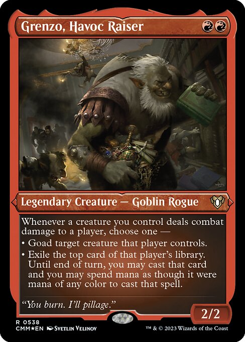 Magic the Gathering Card - Grenzo, Havoc Raiser - MTG Circle