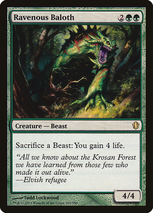 Magic the Gathering Card - Ravenous Baloth - MTG Circle
