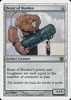 Magic the Gathering Card - Beast of Burden - MTG Circle