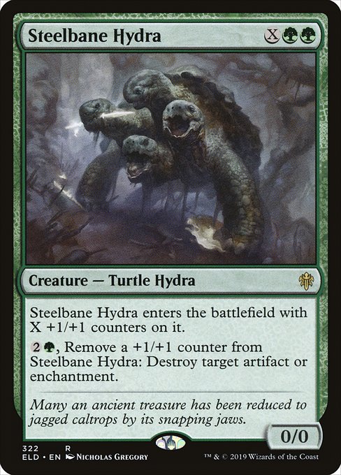 Magic the Gathering Card - Steelbane Hydra - MTG Circle