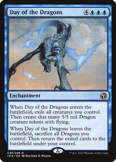 Magic the Gathering Card - Day of the Dragons - MTG Circle