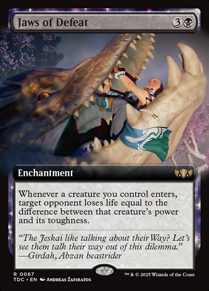 Magic the Gathering Card - Jaws of Defeat - MTG Circle
