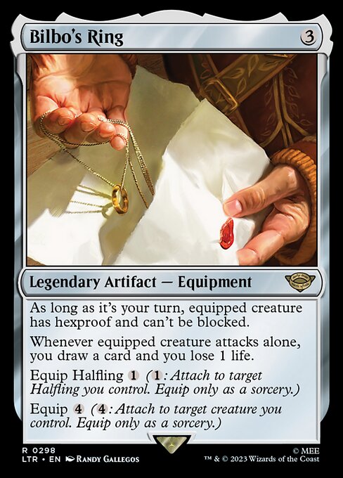 Magic the Gathering Card - Bilbo's Ring - MTG Circle
