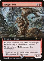 Magic the Gathering Card - Sedge Sliver - MTG Circle