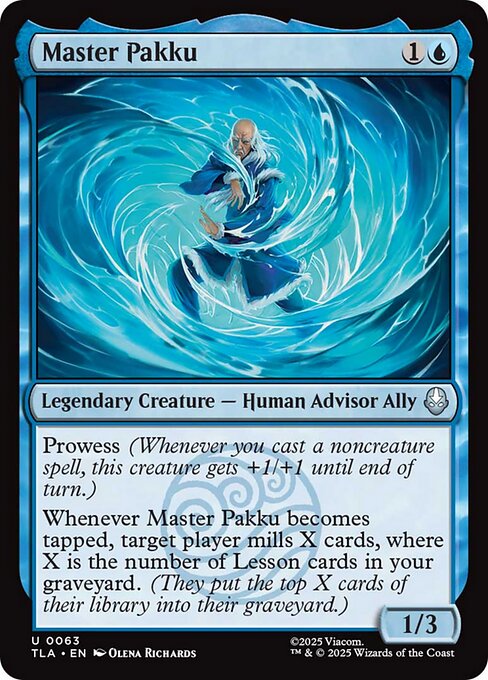 Magic the Gathering Card - Master Pakku - MTG Circle