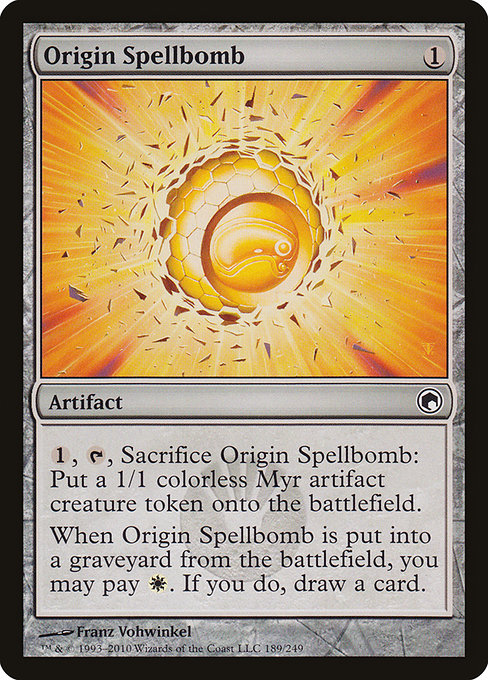 Magic the Gathering Card - Origin Spellbomb - MTG Circle
