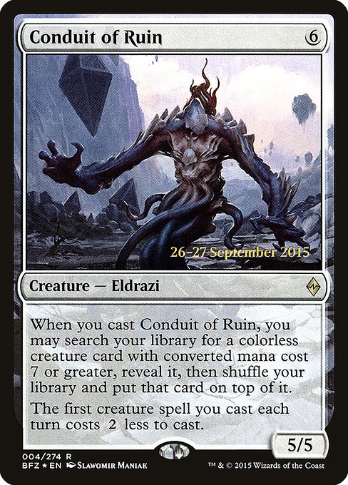 Magic the Gathering Card - Conduit of Ruin - MTG Circle