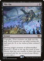 Magic the Gathering Card - Pile On - MTG Circle