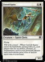 Magic the Gathering Card - Custodi Squire - MTG Circle
