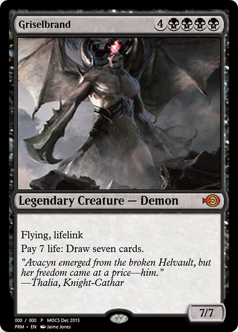 Magic the Gathering Card - Griselbrand - MTG Circle