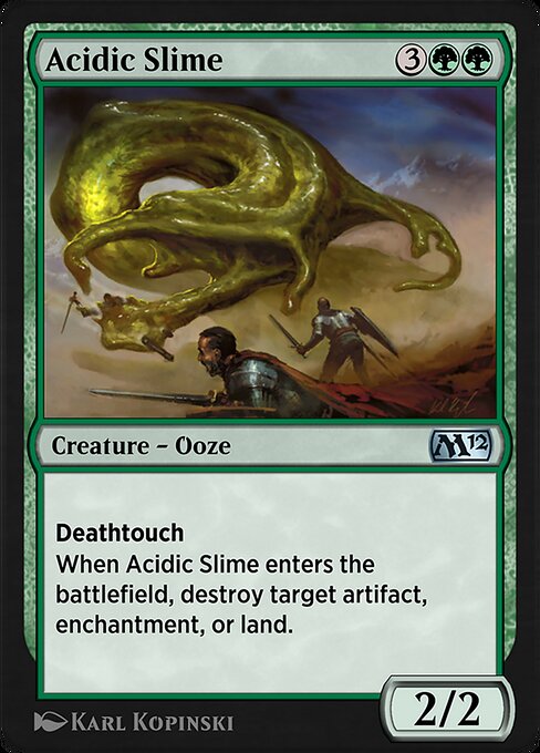 Magic the Gathering Card - Acidic Slime - MTG Circle