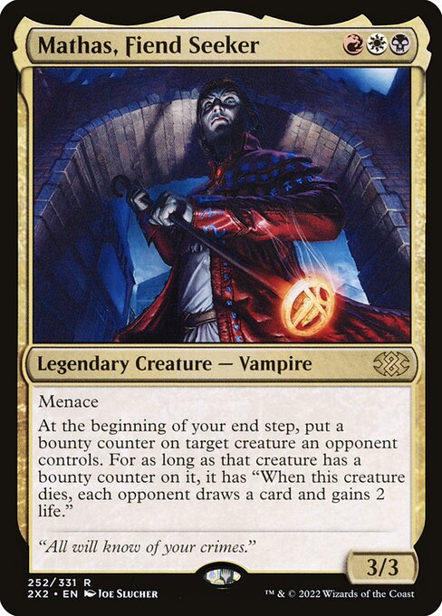 Magic the Gathering Card - Mathas, Fiend Seeker - MTG Circle