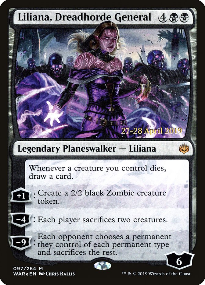 Magic the Gathering Card - Liliana, Dreadhorde General - MTG Circle