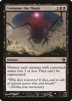 Magic the Gathering Card - Consume the Meek - MTG Circle