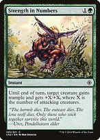 Magic the Gathering Card - Strength in Numbers - MTG Circle