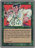 Magic the Gathering Card - Elvish Impersonators - MTG Circle